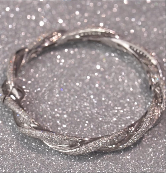 Artisanal Diamond Bangle