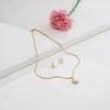 Exotic White Stone Freshwater Pearl Necklace Set