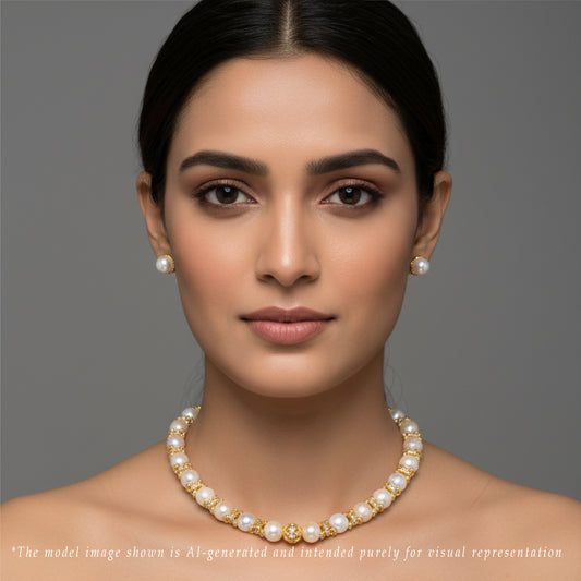 Fabulous Multicolor Freshwater Pearl Necklace Set