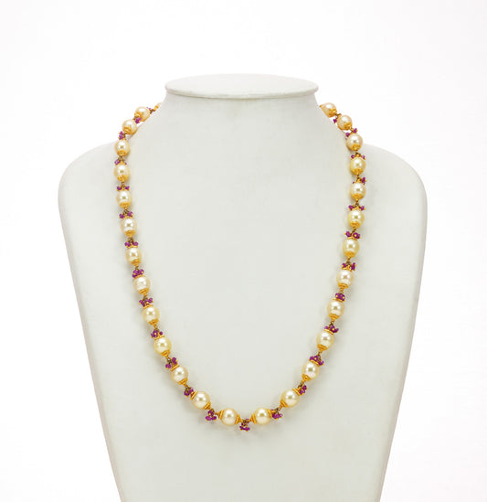 Galactic Pearl Ruby Taar Mala