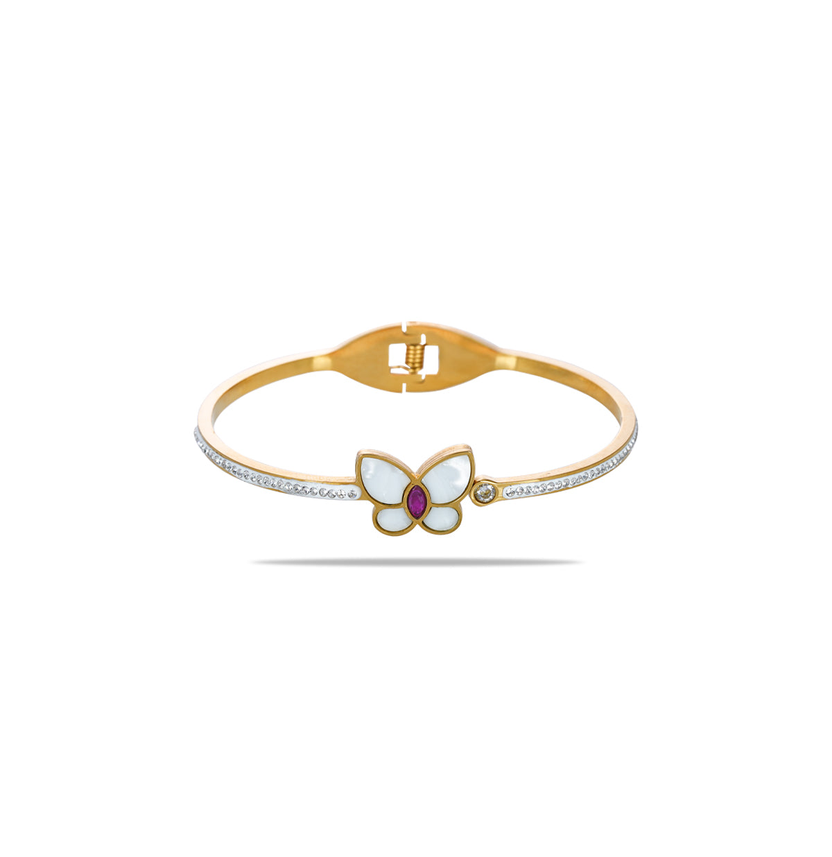 Glossy Butterfly Pearl Bracelet