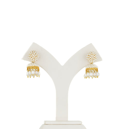 Stunning Seed Detachable Freshwater Pearl Jhumka
