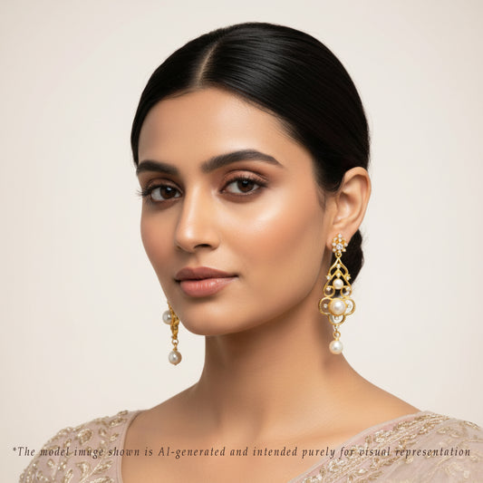 Graceful Mix Fancy Freshwater Pearl Dangling Earrings