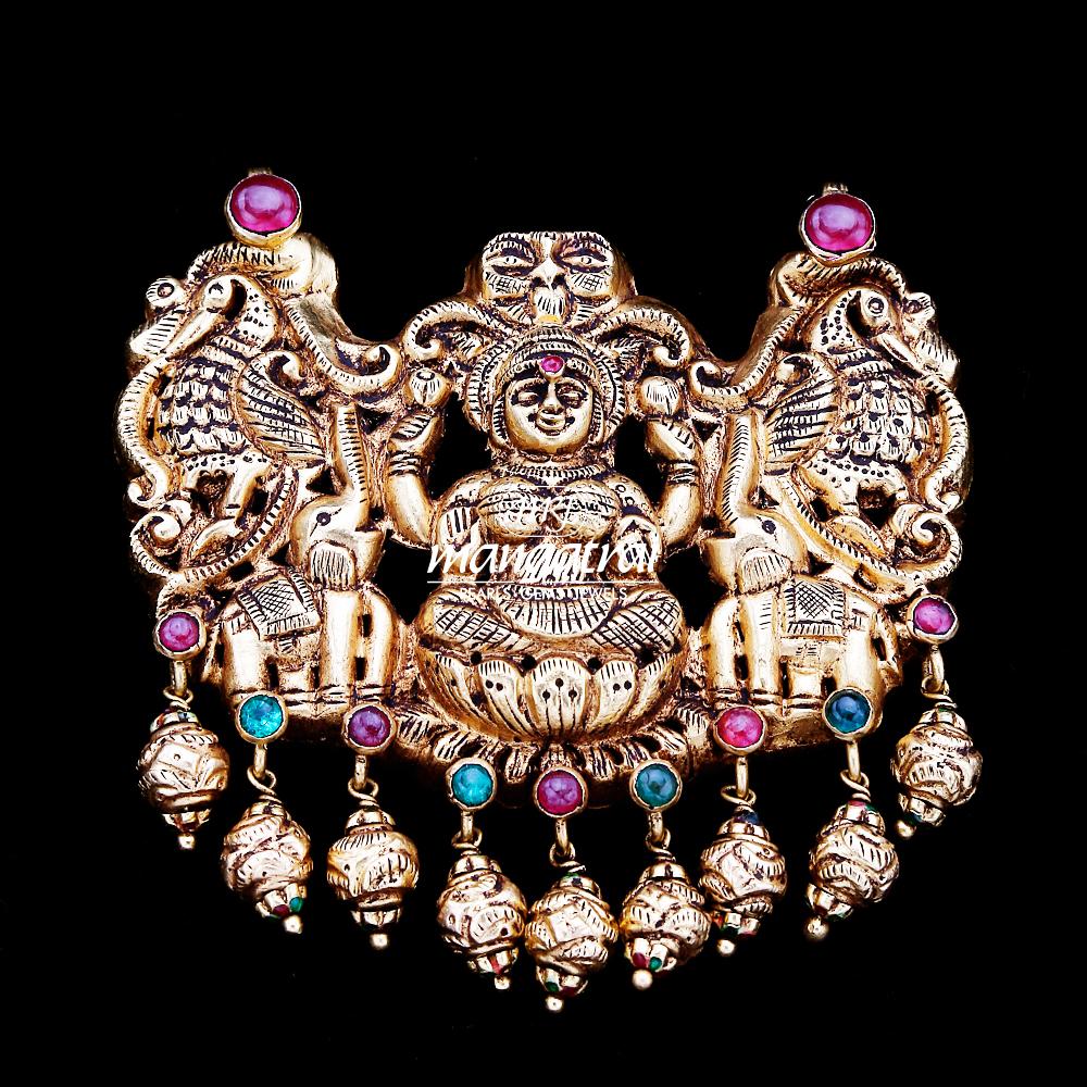 Kundan Gold Nakshi Locket