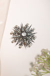 Celestial Starburst Diamond Brooch