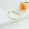 3.0-4.0mm Favorite White Button Freshwater Pearl Bracelets