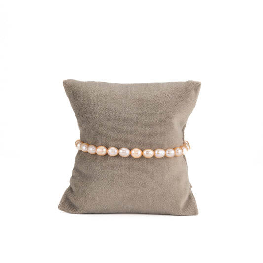 7.0-8.0mm Superior Pink Drop Freshwater Pearl Bracelet