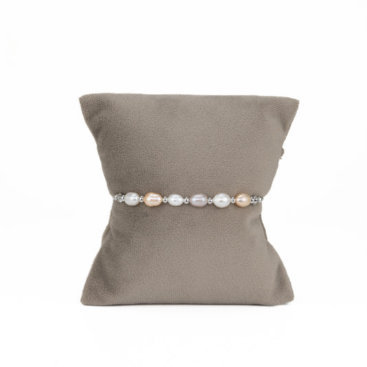Beautiful Drop Multicolor Freshwater Pearl Bracelet