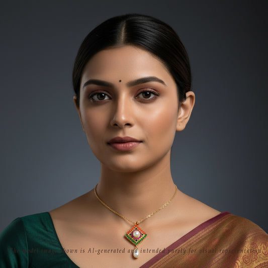 Multicolor Freshwater Pearl Locket