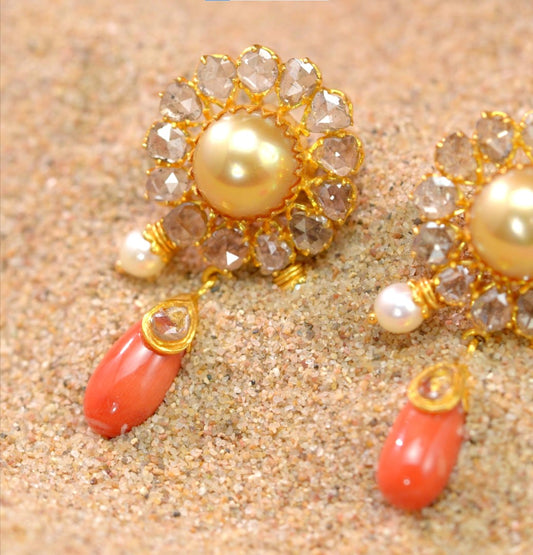 Artisanal Polki Earring