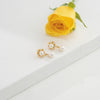 Delicate White Drop Freshwater Pearl Studs Earring