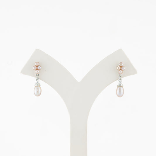 Vintage Freshwater Pearl Drop Earrings