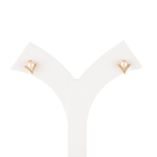 Angelic Pink Freshwater Pearl Stud Earrings