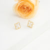 Iconic White Freshwater Pearl Stud Earrings