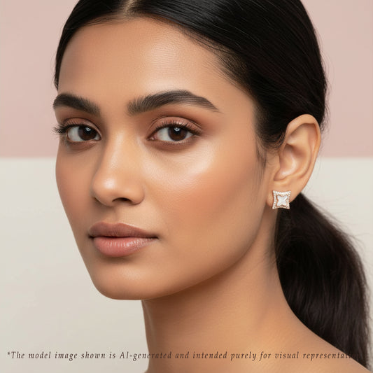 Unique Freshwater Pearl Stud Earrings