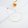 Grading White Round Akoya Saltwater Pearl Necklace Set - AAA Quality