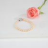 6.0-7.0mm Round Golden Akoya Saltwater Pearl Bracelet - AAA Quality