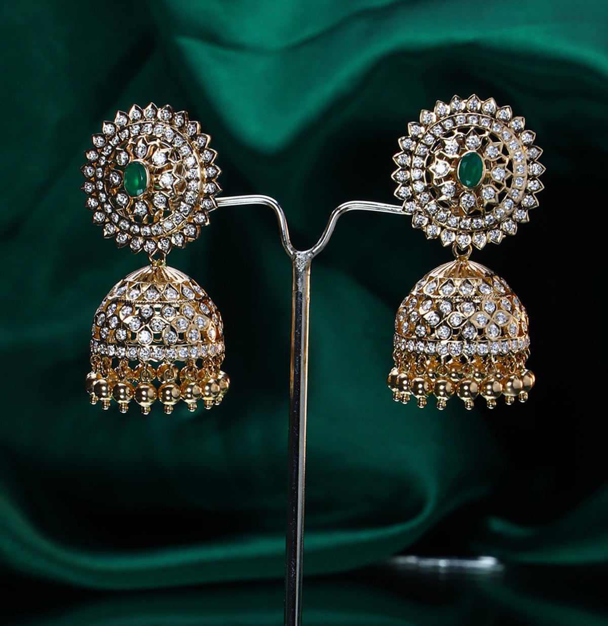 Stunning Diamond Jhumka