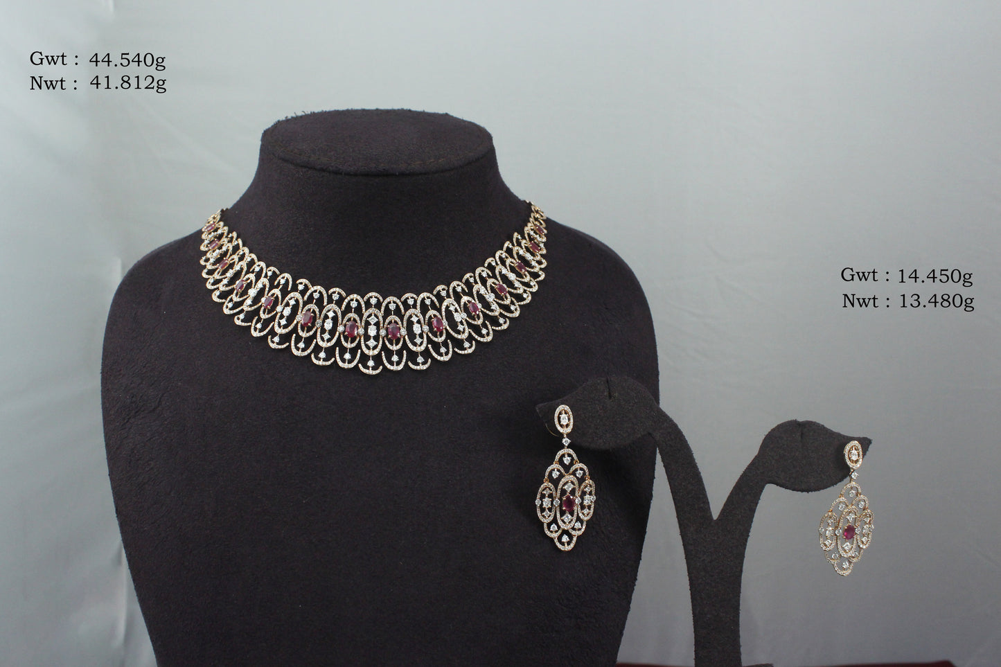 Beautiful Diamond Chowker Set