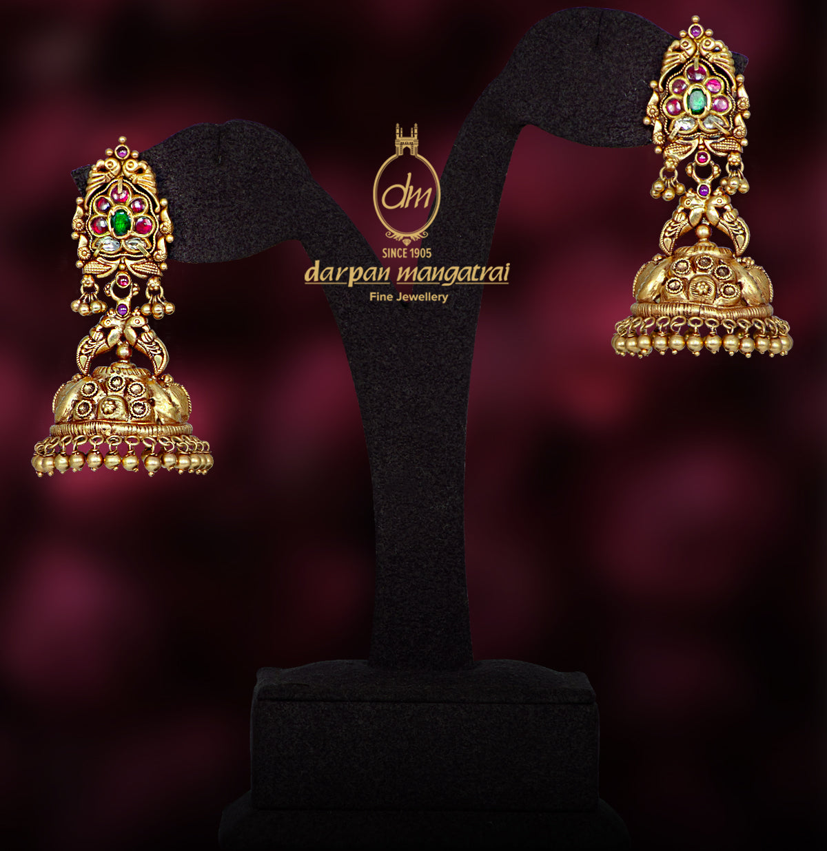 Glamorous Gold Jhumka