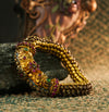Brilliant Gold Ruby Emerald Bracelet