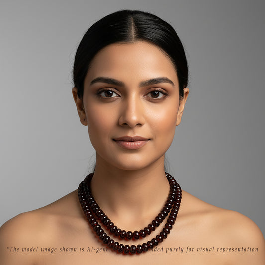Natural Gomed Beads Necklace