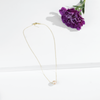 Graceful Pink Round Freshwater Pearl Necklace