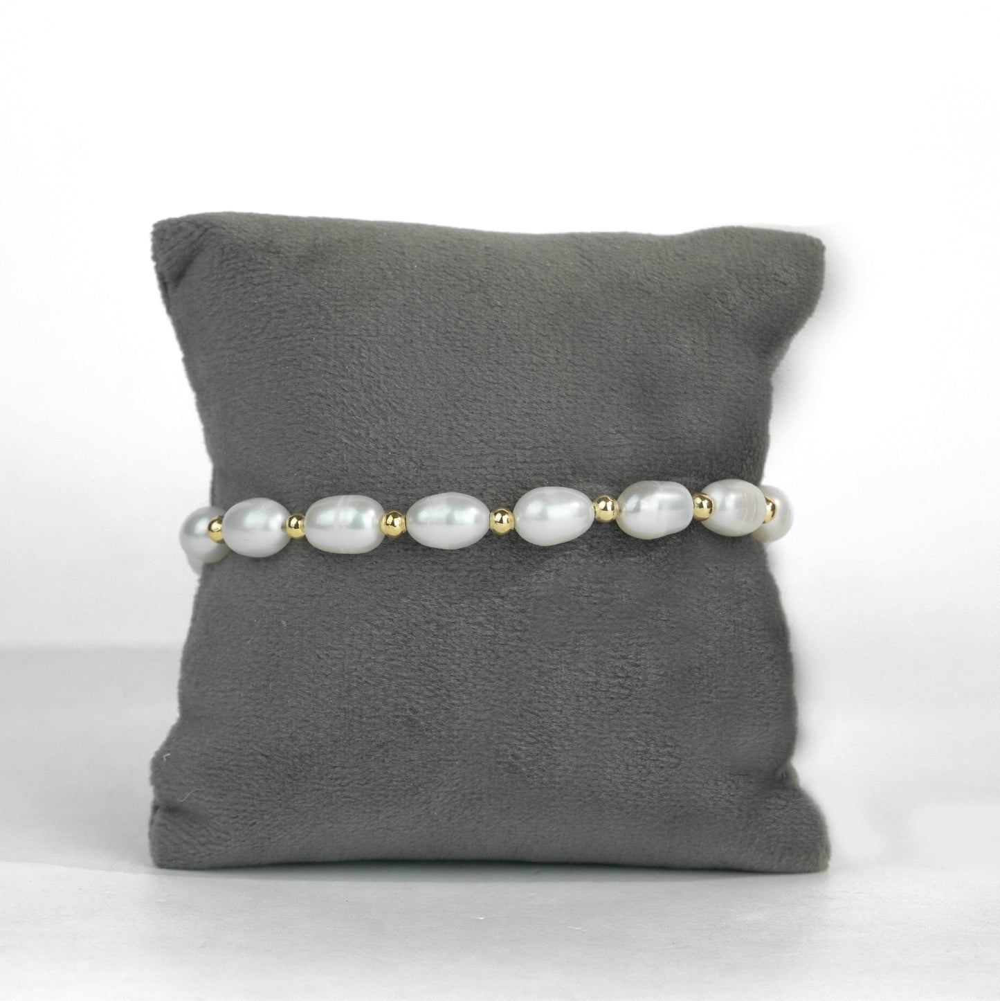 Delicate White Drop Freshwater Pearl Bracelet
