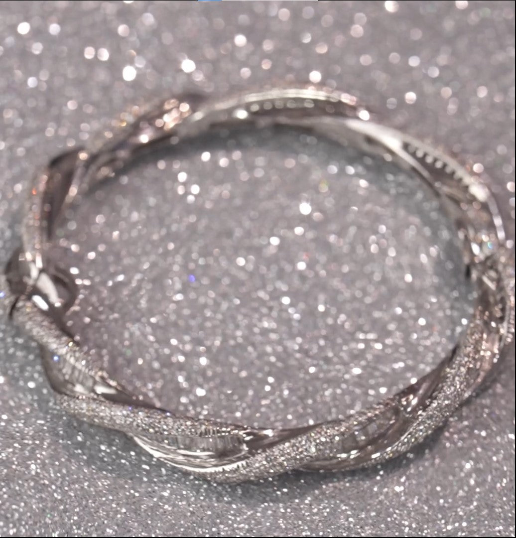 Artisanal Diamond Bangle