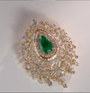 Delicate Emerald Diamond locket