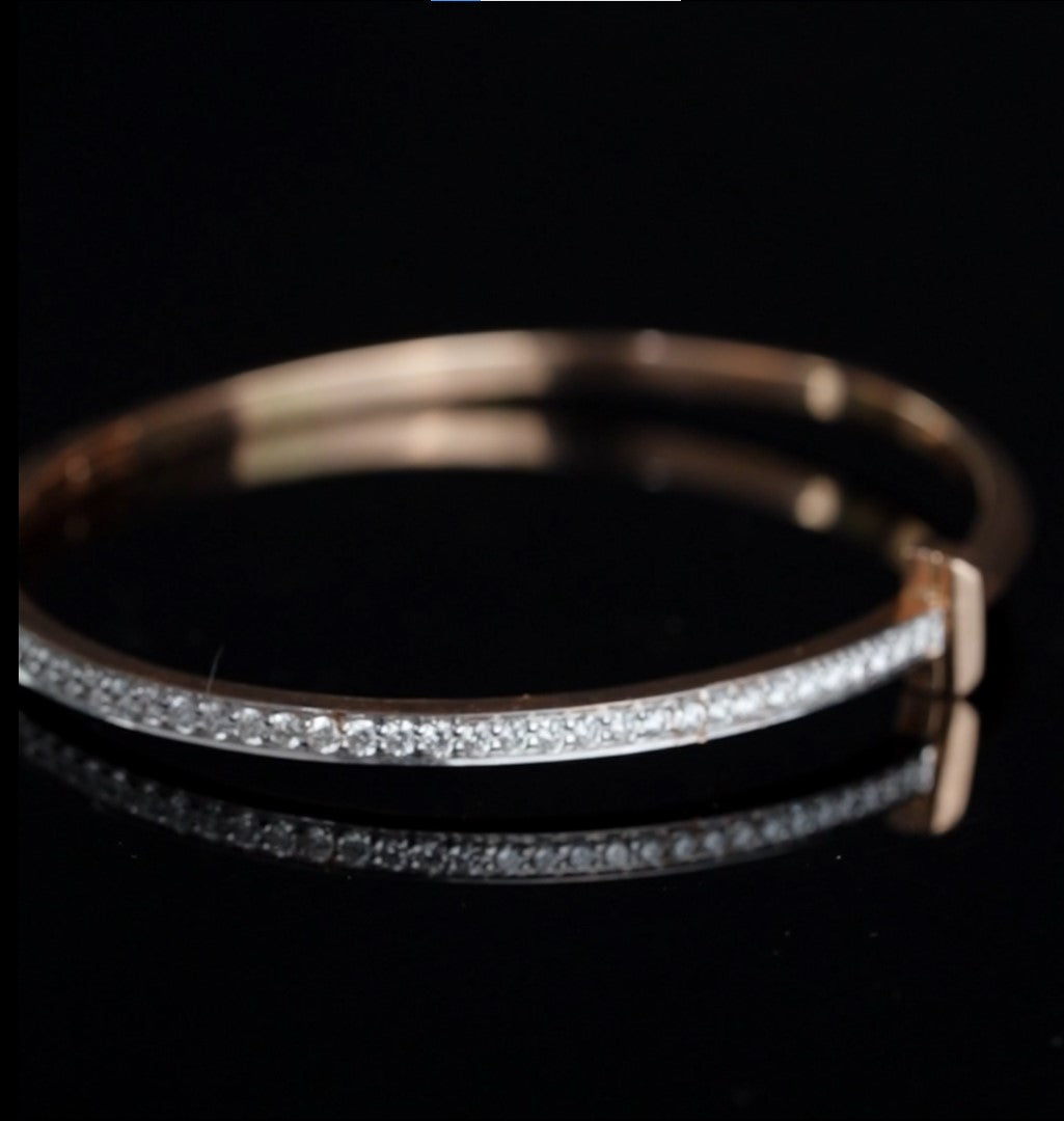 Radiant Diamond Bangle