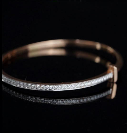 Radiant Diamond Bangle