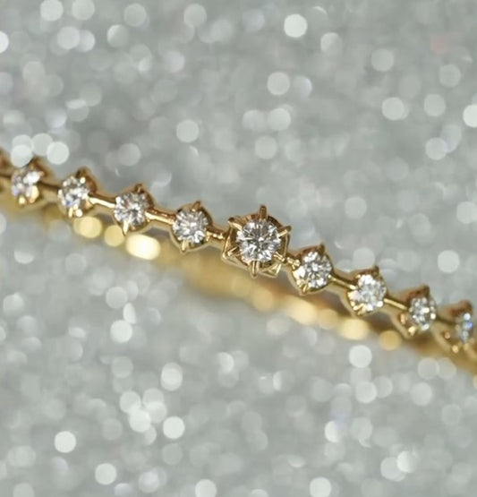 Stunning Diamond Bangle