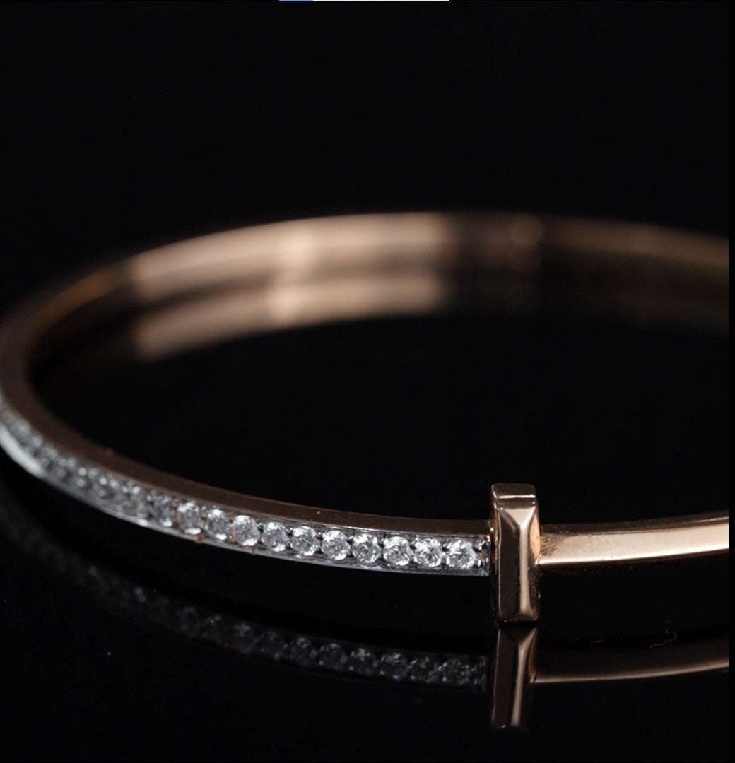 Radiant Diamond Bangle