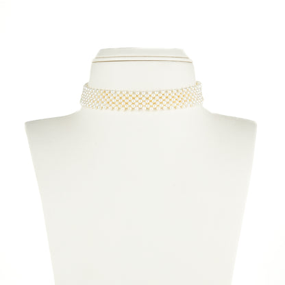 Brilliant Jali Freshwater Pearl Choker Set