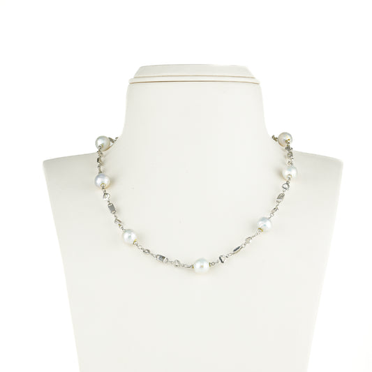 Exceptional Near Round Freshwater Pearl Necklace Set