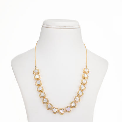 Glamorous Near Round Pearl Choker Set