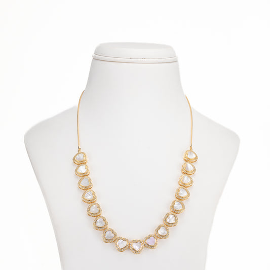 Glamorous Near Round Pearl Choker Set