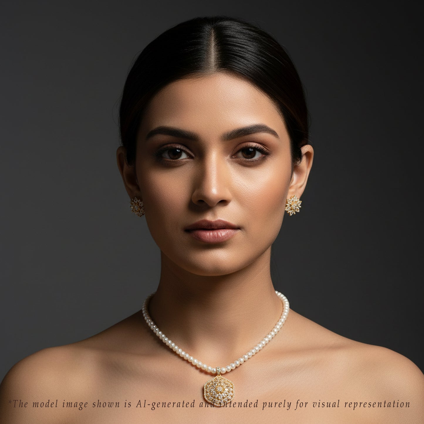 Fine White Stone Freshwater Pearl Set