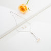 Lovely Silver Freshwater Pearl Neckacle Set