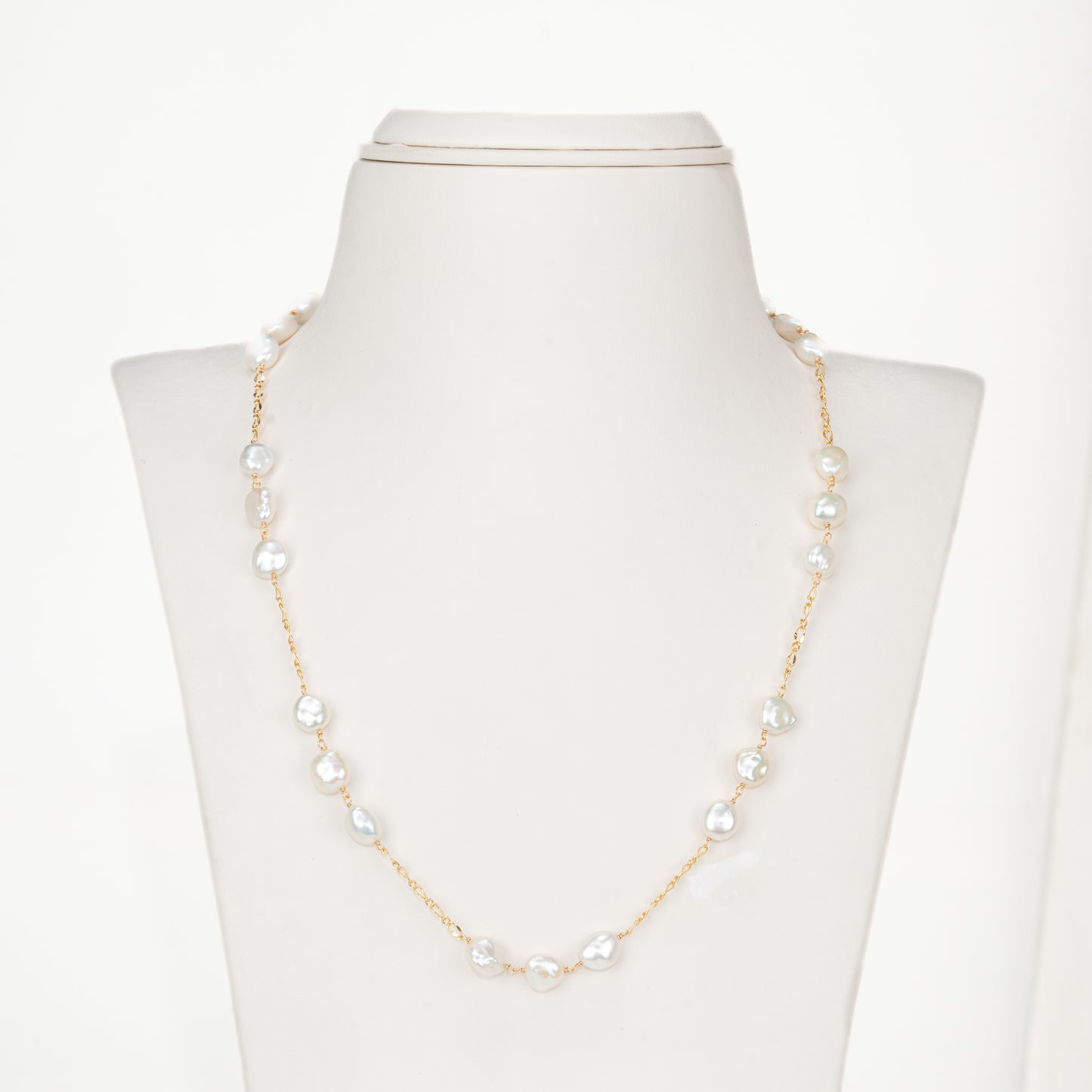 Modern Baroque Freshwater Pearl Necklace