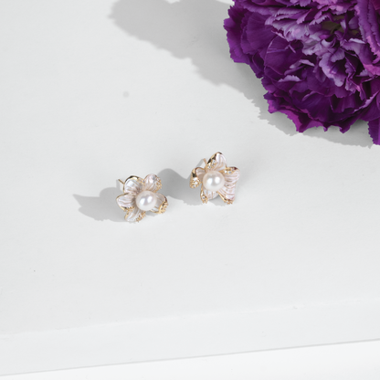 The Blossom Elegance Pearl Earring Gift Box