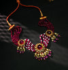 Eclectic Ruby Pearl Choker