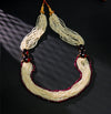 Antique Seed Pearl Side Pieces Necklace
