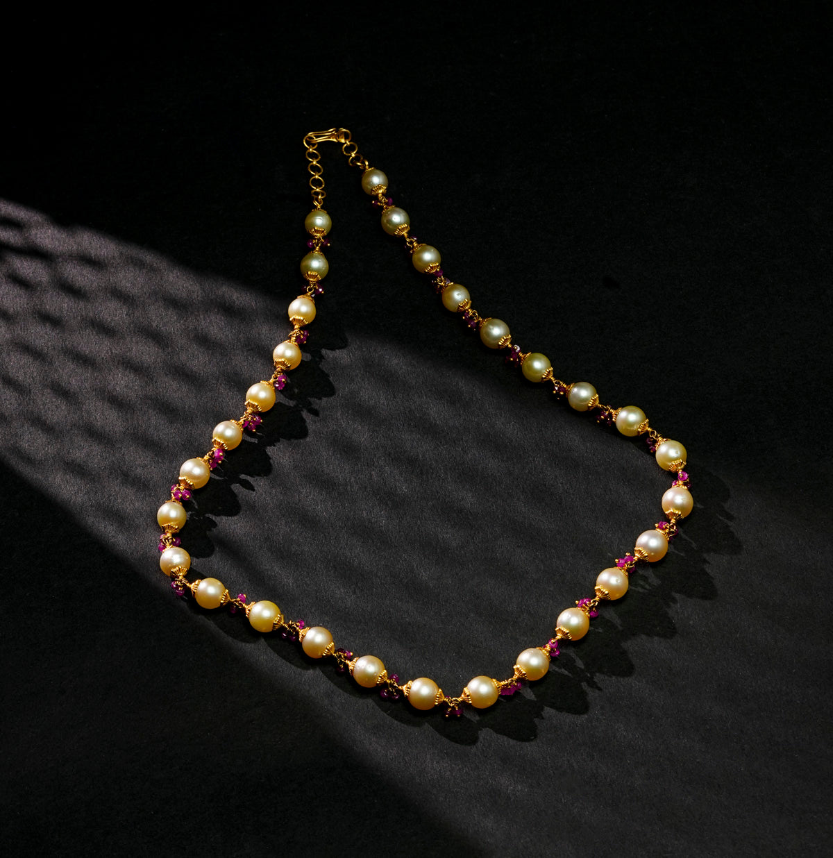 Galactic Pearl Ruby Taar Mala