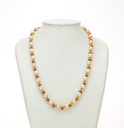 Galactic Pearl Ruby Taar Mala