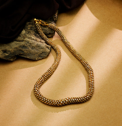 Bold Polki Gold Necklace
