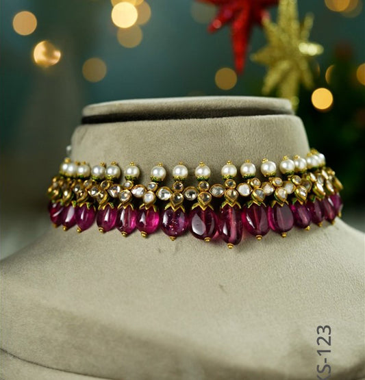 Charming Tourmaline Gold Necklace