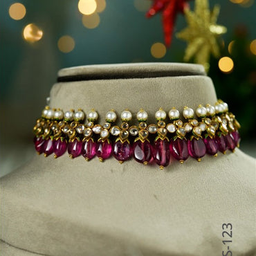 Charming Tourmaline Gold Necklace