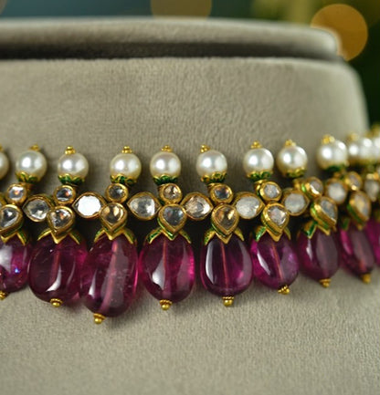 Charming Tourmaline Gold Necklace